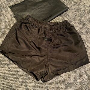 Essentials Black Men's Shorts